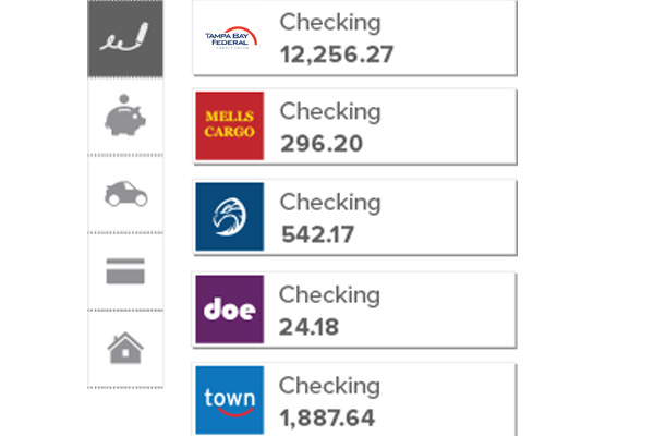 picture of account aggregation in Money Desktop